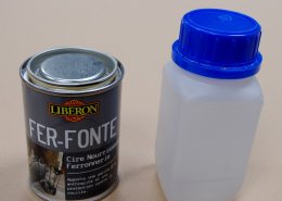 cire fer fonte liberon et produit d'accroche antirouille