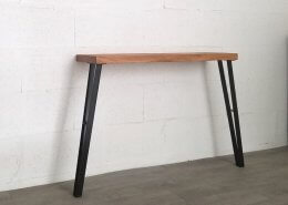 pieds de table de repas en acier