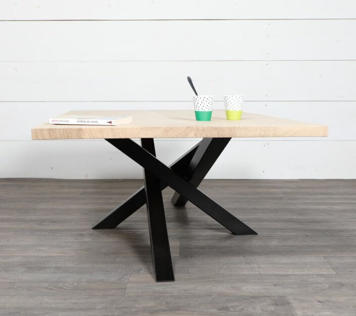 Pieds de table croisés en métal pour table basse Minikado Pyeta