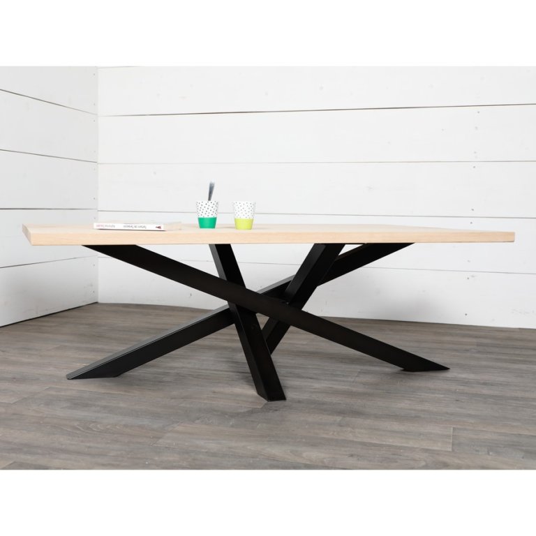 Pieds de table croisés en métal pour table basse Minikado Pyeta