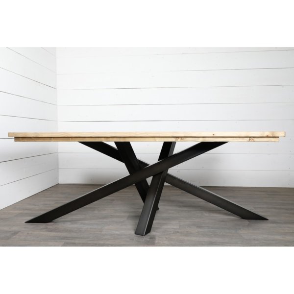 pied de table croise